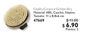 Cepillo Corporal Golden Dry 47669