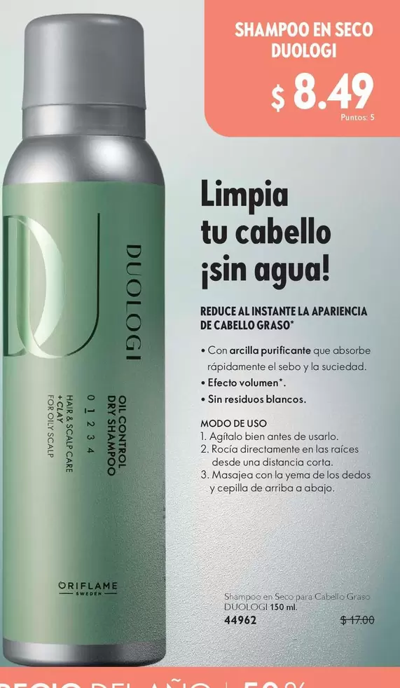 Oriflame - SHAMPOO EN SECO DUOLOGI