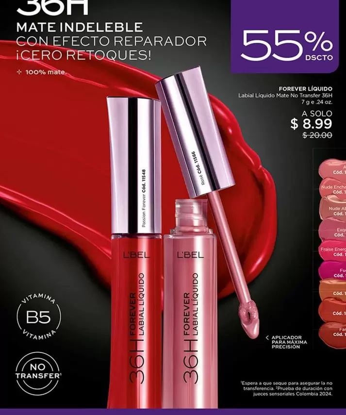 L'bel - 36H MATE INDELEBLE CON EFECTO REPARADOR