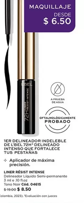 L'bel - 1ER DELINEADOR INDELEBLE DE L'BEL 72H