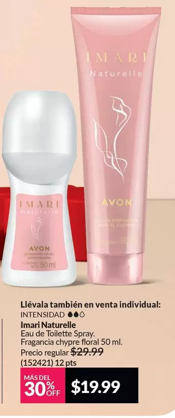 Avon - Imari Naturelle Eau de Toilette Spray
