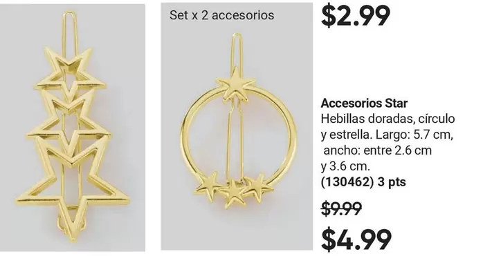 Estrella - Accesorios Star (130462) 3 pts