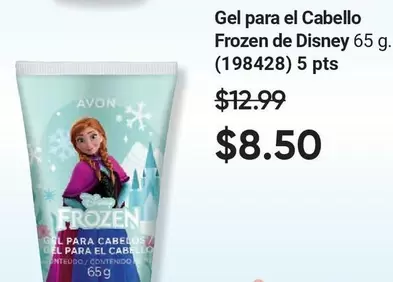 Avon - Gel para el Cabello Frozen de Disney 65 g. (198428)