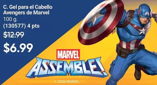 Avengers - C. Gel para el Cabello  de Marvel (130577)
