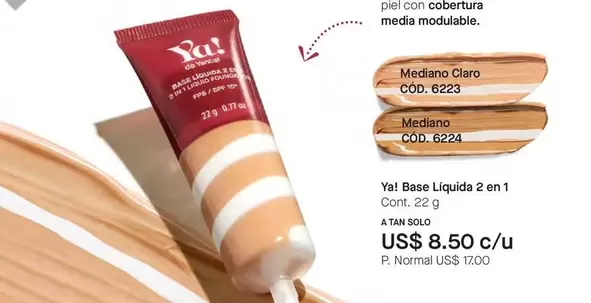 Yanbal - Base Liquida 2 en 1