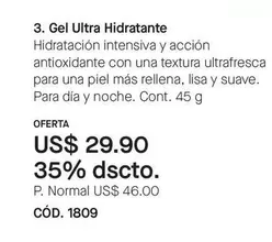 Gel Ultra Hidratante CÓD. 1809