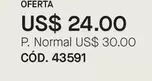 OFERTA CÓD. 43591