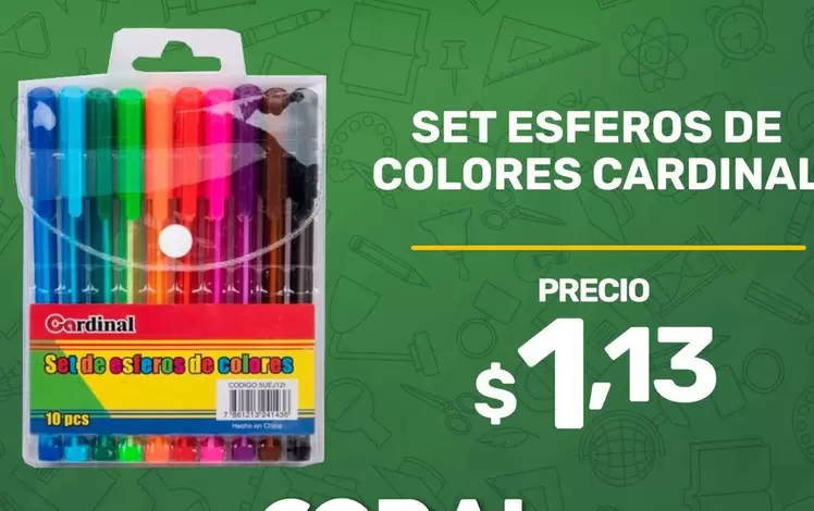 SET ESFEROS DE COLORES