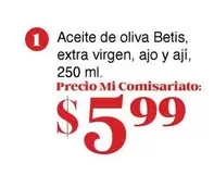 Aceite de oliva, extra virgen, ajo y ají