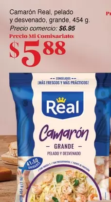 Real - Camarón , pelado y desvenado, grande