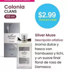 Rosa - Colonia CLANS Silver Muse