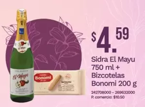 Sidra El Mayu + Bizcotelas Bonomi