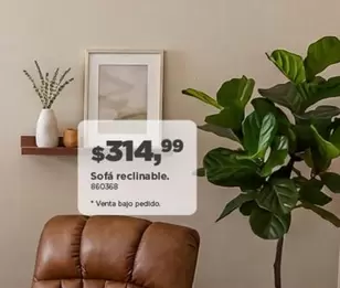 Sofá reclinable. 860368