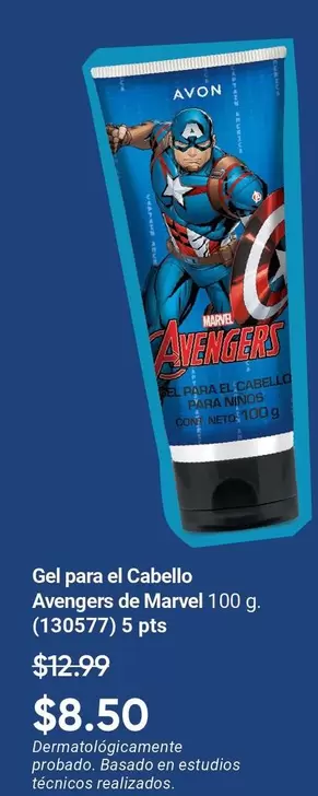 Avon - Gel para el Cabello Avengers de Marvel 100 g (130577)