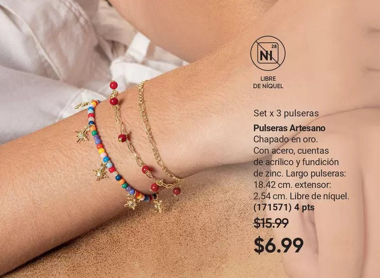 Set x 3 pulseras