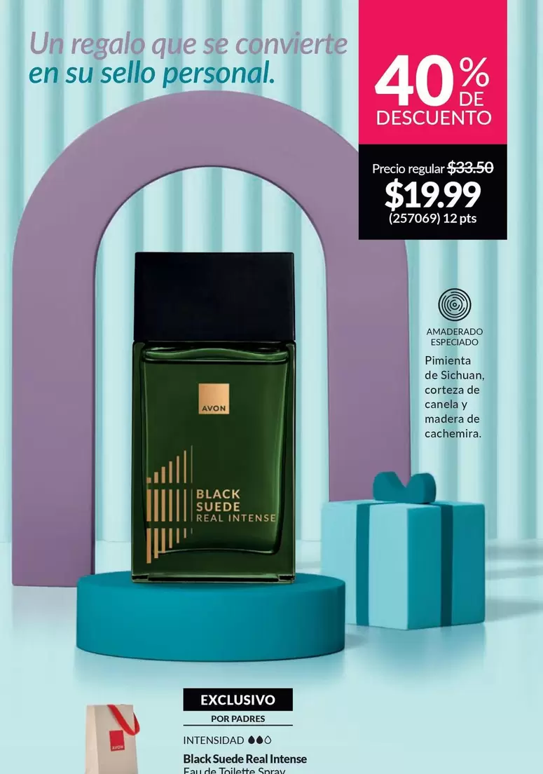 Avon - Black Suede Real Intense Eau de Toilette