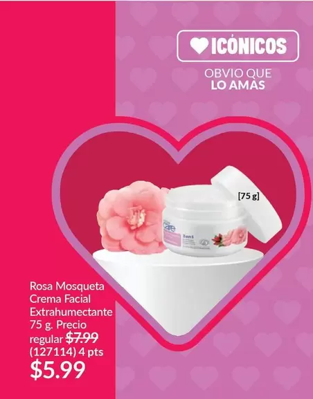 Rosa - Mosqueta Crema Facial Extrahumectante 75 g