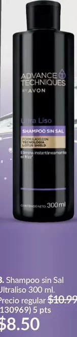 Avon - Shampoo sin Sal Ultraliso
