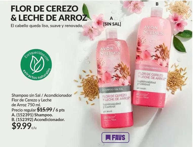 Flor - FLOR DE CEREZO & LECHE DE ARROZ Shampoo / Acondicionador