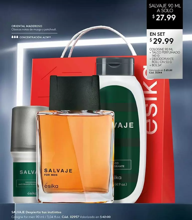 Ésika - SALVAJE 90 ML