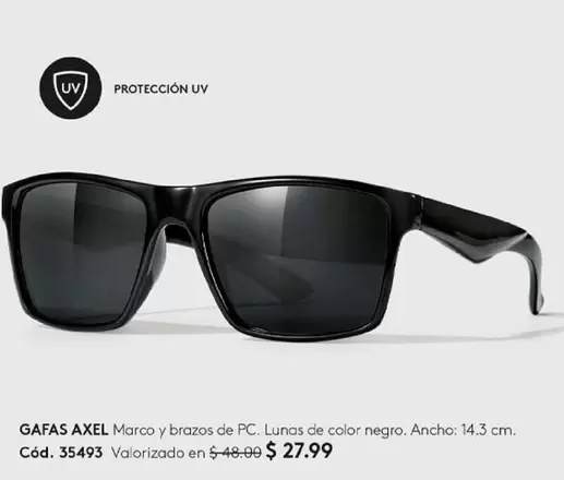 Negro - GAFAS AXEL Cód. 35493