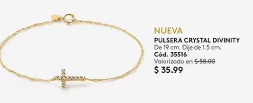PULSERA CRYSTAL DIVINITY Cód. 35516