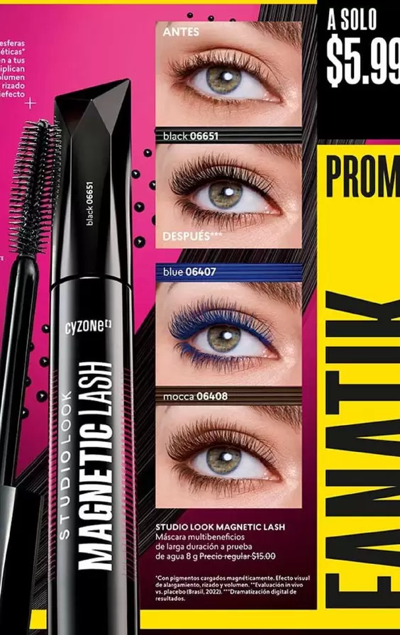 Brasil - STUDIO LOOK MAGNETIC LASH mascara