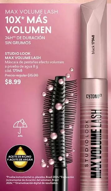 Brasil - MAX VOLUME LASH 10X* MÁS VOLUMEN
