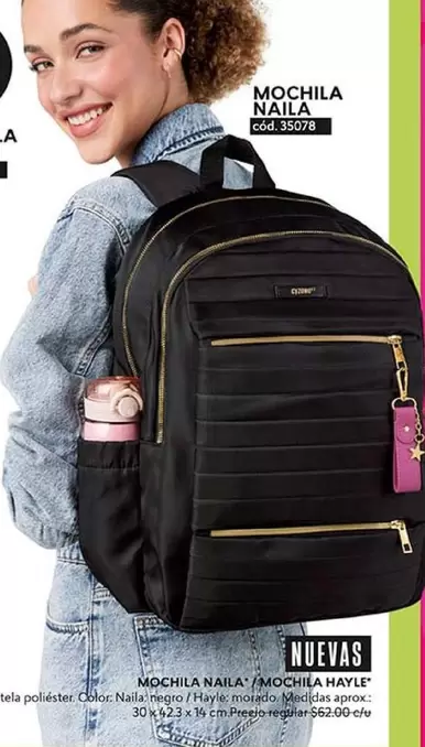 MOCHILA NAILA / MOCHILA HAYLE cod. 35078