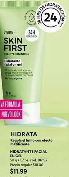 mate - SKIN FIRST Hidrata Hidratante facial en gel
