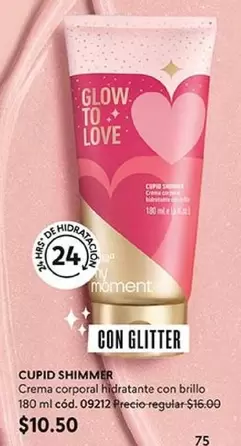 Love - CUPID SHIMMER Crema corporal hidratante con brillo 180 ml cód. 09212