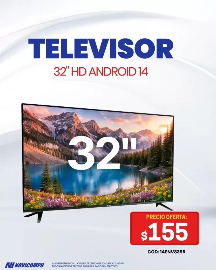 Android - TELEVISOR 32" HD ANDROID 14