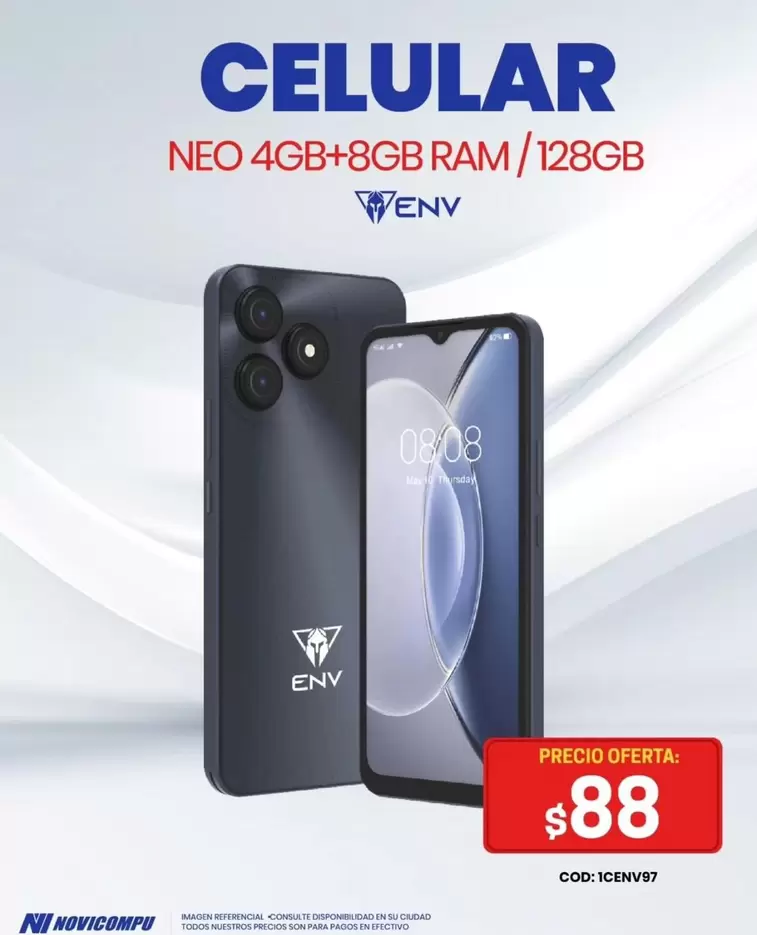 CELULAR NEO 4GB+8GB RAM / 128GB