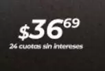 24 cuotas sin intereses
