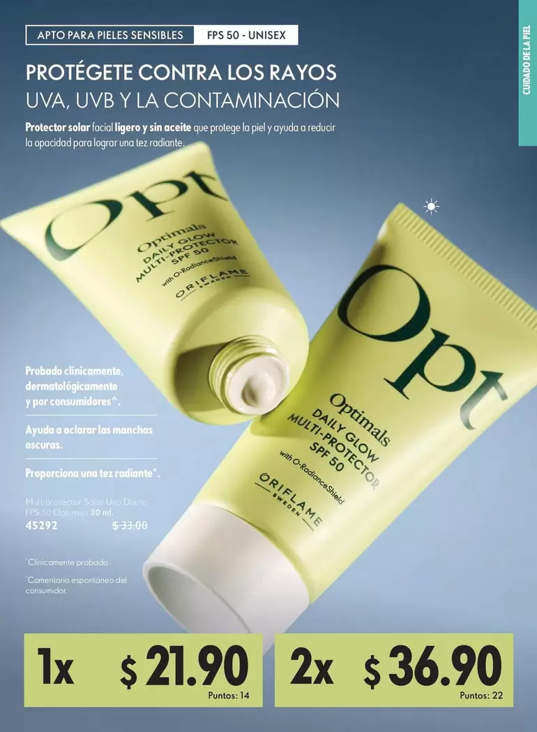 Oriflame - Optimals Daily Glow Multi-Protection SPF 50