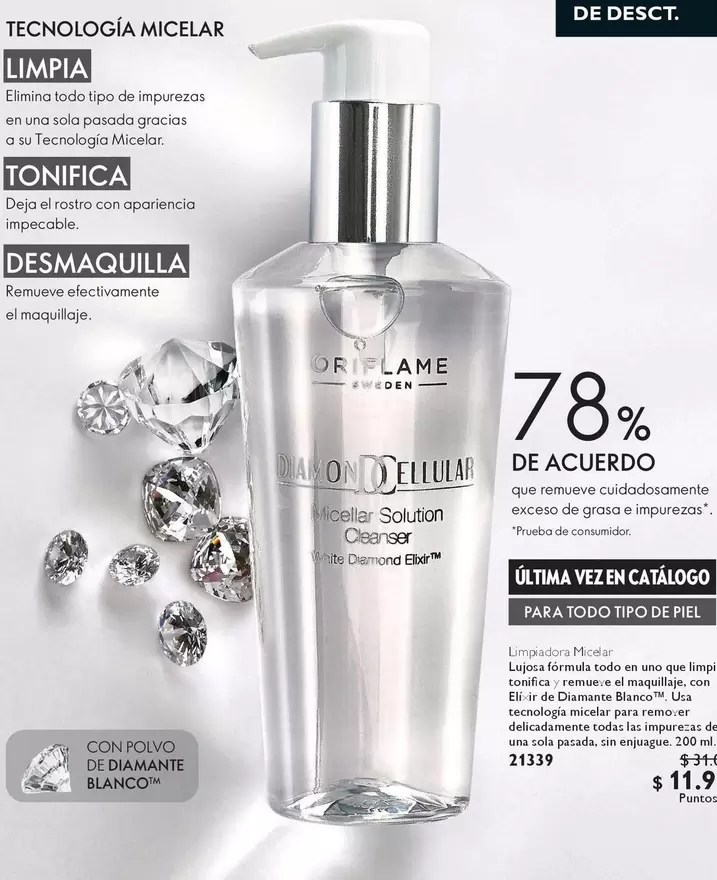 Oriflame - Micellar Solution Cleanser