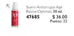 Suero Anti-arrugas Age Revive Optimals 47685