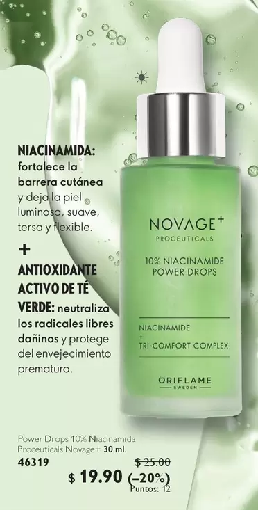 Oriflame - Power Drops 10% Niacinamide Proceuticals Novage+