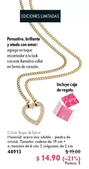 Amor - Collar en forma de corazón
