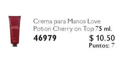 Love - Crema para Manos Potion Cherry on Top 75 ml. 46979