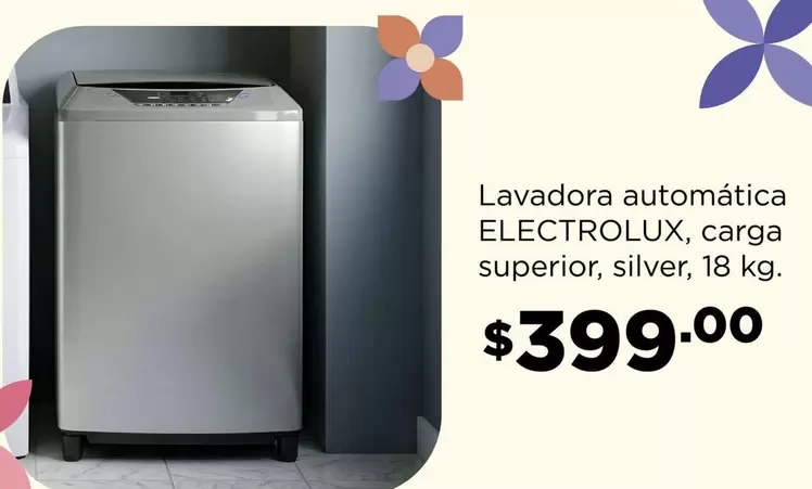 Lavadora automática, carga superior, silver, 18 kg.