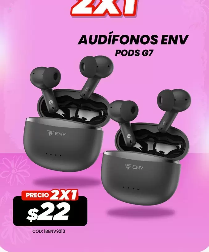 AUDÍFONOS ENV PODS G7