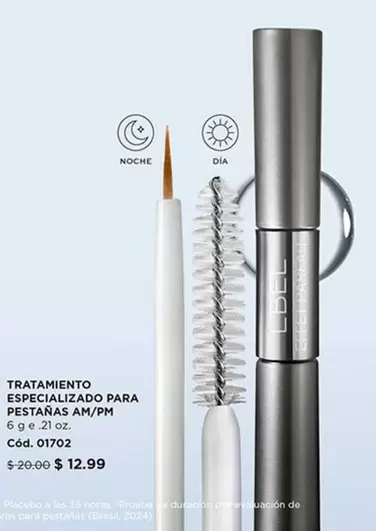L'bel - TRATAMIENTO ESPECIALIZADO PARA PESTAÑAS AM/PM Cód. 01702