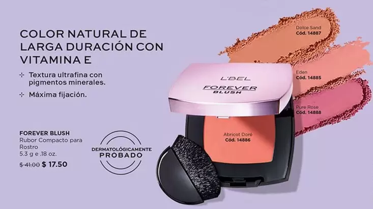 L'bel - FOREVER BLUSH Rubor Compacto para Rostro