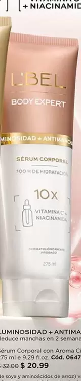 L'bel - Sérum Corporal con Aroma Cítrico