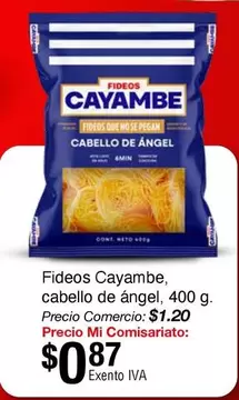 Cayambe - Fideos Cabello de Ángel