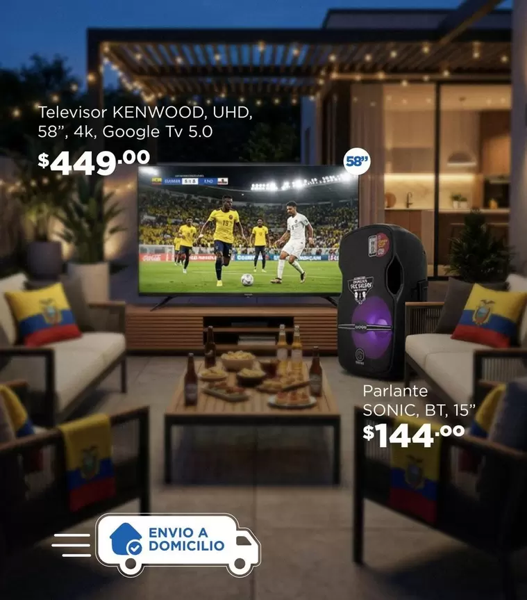 Televisor UHD, 58", 4k, Google Tv 5.0