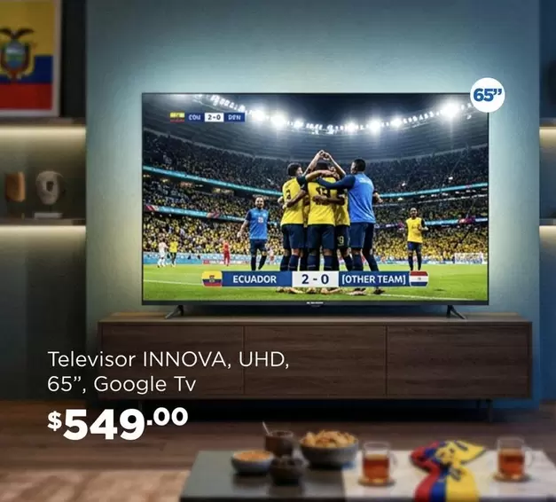 Innova - Televisor UHD, 65"