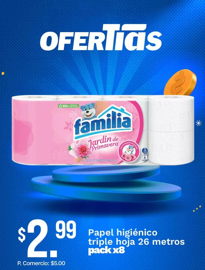 Familia - Papel higiénico triple hoja