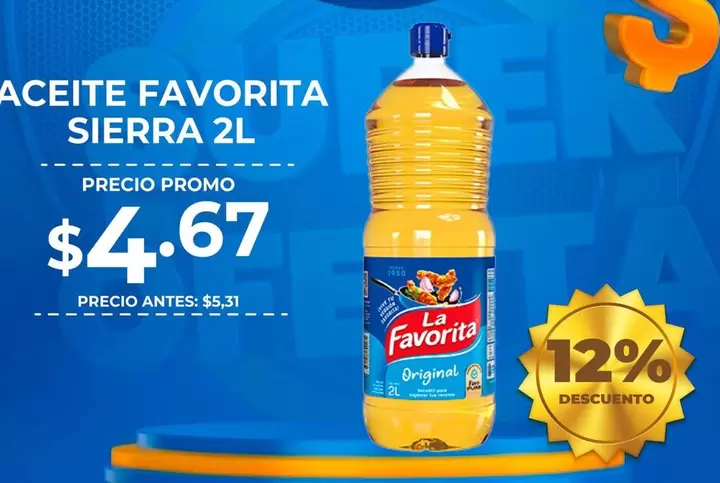 La Favorita - ACEITE FAVORITA SIERRA